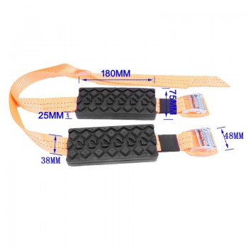 2 Pcs Vehicle Car Tire Chain Strap Snow Chain Rubber Nylon Anti-Skid Wheel Automobile Saloon Car Non-slip Accessories