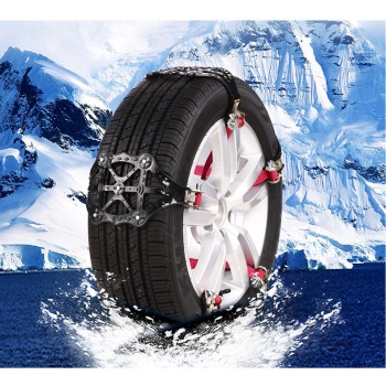 3x TPU Snow Chains Universal Car Suit 165-265mm Tyre Winter Roadway Safety Tire Chains Snow Climbing Mud Ground Anti Slip