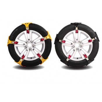 3x TPU Snow Chains Universal Car Suit 165-265mm Tyre Winter Roadway Safety Tire Chains Snow Climbing Mud Ground Anti Slip