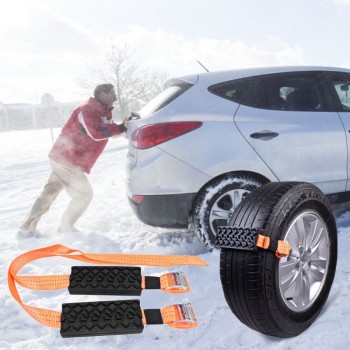 New 2PCS Tire Chain Strap Snow Chain Rubber Nylon Anti-Skid Wheel Automobile Saloon Car Non-slip Accessories 2019