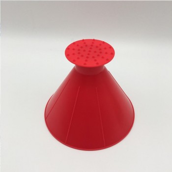 Magic Window Windshield Car Ice Scraper Cone Shaped Funnel Snow Remover Tool Scrape A Round