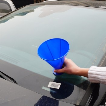 Car Magic Windshield Ice Scraper 2 in 1 Auto Window Cone Shaped Funnel Snow Remover Deicer Cone Deicing Tool Scraping ONE Round