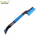 Retractable Handle Car vehicle Snow Ice Scraper Snowbrush Shovel Removal Brush Winter ABSPVC Truck Rotatable Brush Car Acessorie