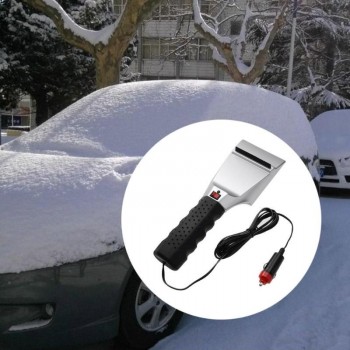 12V Electric Heated Car Ice Scraper Automobiles Cigarette Lighter Snow Removal Shovel Windshield Glass Defrost Clean Tools  New