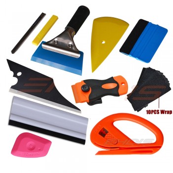 EHDIS Vinyl Wrap Scraper Car Tools Kit Rubber Squeegee Window Tint Tool Auto Vehicle Film Wrapping Tools Car Sticker Applicator