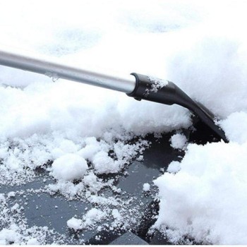 Retractable Handle Snow Shovel Snow Brush Car Cleaning Winter Car Auto Ice Scraper Car SUV Truck Rotatable Brush Car Acessorie