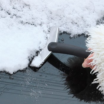 Sikeo 2018 New Non-slip Stainless Snow Shovel Scraper Removal Clean Tool Auto Car Vehicle Fashion And Useful Ice Remove Tool