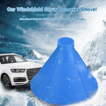 1pcs Magic Auto Car Magic Ice Scraper Vehicle Window Windshield Funnel Snow Remover Deicer Cone Deicing Tool For Drop Shipping