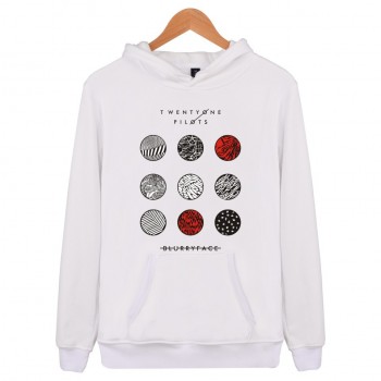 Men Women Hoodies Long Sleeve Cotton Sweatshirt Twenty one Pilots Letter Pattern Music Style Hip Hop Hoodie Male Casual Hoodies