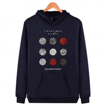 Men Women Hoodies Long Sleeve Cotton Sweatshirt Twenty one Pilots Letter Pattern Music Style Hip Hop Hoodie Male Casual Hoodies