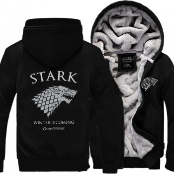 Mens Sweatshirt Game of Thrones House Stark hoodies men Winter Is Coming 2017 spring winter fleece jacket tracksuits harajuku