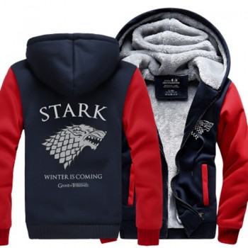 Mens Sweatshirt Game of Thrones House Stark hoodies men Winter Is Coming 2017 spring winter fleece jacket tracksuits harajuku