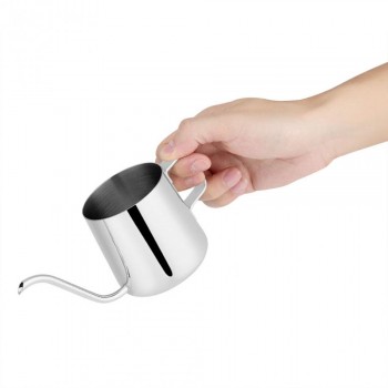 250ml/350ml Stainless Steel Teapot Drip Coffee Pot Long Spout Kettle Cup Home Kitchen Tea Tool