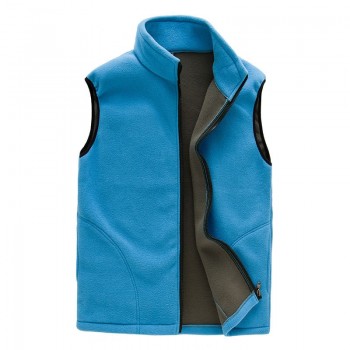 DIMUSI Men Winter Fleece Vest Male Thick Warm Waistcoat Outwear Casual Thermal Soft Vests Mens Windproof Sleeveless Jacket,YA720