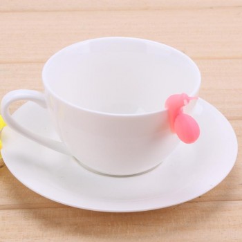 6pcs Silicone Tea Infuser Snail Recognizer Device Tea Bag Hanging Snail Mug Cup Clip Label Party New Year Supplies Color Random