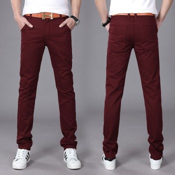 Fashion New High Quality Cotton Men Pants Straight Spring and Summer Long Male Classic Business Casual Trousers Full Length Mid