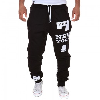 VERTVIE 2019 Thin Men Letter Print Sweatpants Joggers Male Calca Masculina Hip Pop Casual Trousers Track Pants Clothes