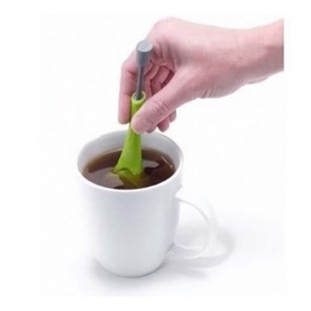 New Tea Infuser Built-in plunger Healthy Silicone Reusable Tea bag Plastic Teaamp;Coffee Strainer Measure Swirl Steep Stiramp;Press