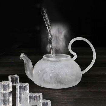 600 - 1200ml Heat-resistant Glass Teapot Flower Tea Kettle Puer Herbal Blooming Teapot Microwavable Stovetop Safe TeaPot Teaware