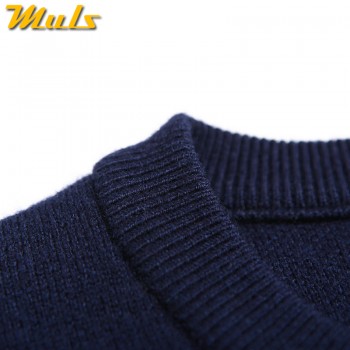 2017 Spring mens pullover sweaters Simple style cotton O neck sweater jumpers Autumn Thin male knitwear Blue Gray Black M-4XL