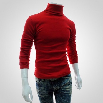 LASPERAL Spring Turtleneck Sweater Men Fashion Solid Knitting Pullover Mens Sweaters 2018 Casual Outerwear Slim Fit Male Sweater