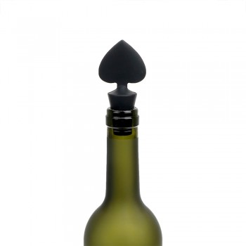 HOOMIN 1PC Wine Bottle Sealer Cap Silicone Poker Shaped Wine Stoppers Leak Free Wine Beer Bottle Cork Stopper Plug Bar Tools