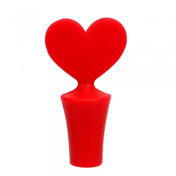 HOOMIN 1PC Wine Bottle Sealer Cap Silicone Poker Shaped Wine Stoppers Leak Free Wine Beer Bottle Cork Stopper Plug Bar Tools