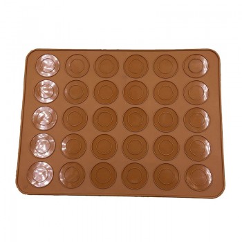 30-Cavity Silicone Macaron Mat DIY Baking Mats Cake Pastry Oven Baking Mold Sheet Bakeware Tools