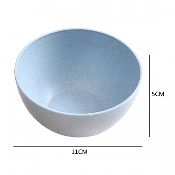 Kitchen Tableware Rice Noodle Salad Bowl Dish Wheat Straw Snacks Dish Tableware Small Breakfast dish