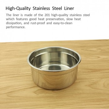 1Pc Stainless Steel Mixing Bowl Fresh-Keeping Crisper Visible Sealed Preservation Box Bowl Lunch Box Fermentation Kitchen Pot