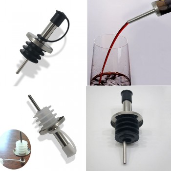 New Practical Stainless Steel Wine Olive Oil Pourer Dispenser Spout Kitchen Tools