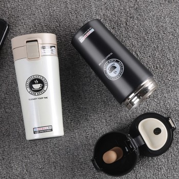 380ml High Quality 2018 Double Wall Stainless Steel Vacuum Flasks Thermo Cup Coffee Tea Milk Travel Mug Thermol Bottle