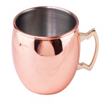 Ounces Hammered Copper Plated Moscow Mule Mug Beer Cup Coffee Cup Mug Copper Plated Black Rose Mugs Kitchen Bar Drinkware 550ml