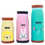 Fashion Cartoon Animals Thermos Bottle Children Student Cute Thermo Mug Stainless Steel Belly Cup Thermos Thermocup