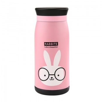 Fashion Cartoon Animals Thermos Bottle Children Student Cute Thermo Mug Stainless Steel Belly Cup Thermos Thermocup