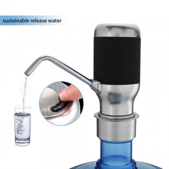 Wireless Electric Automatic Drinking Water Bottle Pump With USB Rechargeable Smart Drinking Water Dispenser Pump Water Bottle