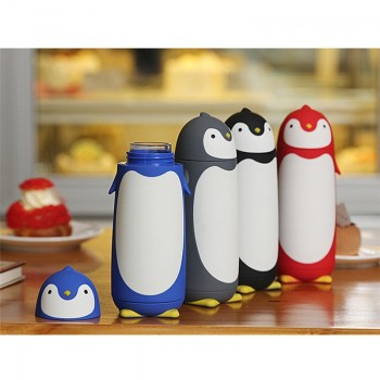 AIHOME Cute Penguin Stainless Steel Thermos Vacuum Flasks Kids Cartoon Thermal Insulation Water Bottle Sweet Gift For Children