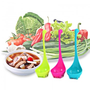 Cute Dinosaur Soup Spoons Cartoon Loch Ness Monster Long Handled Tableware Dinnerware Creative Modeling Ladle Cooking Tools