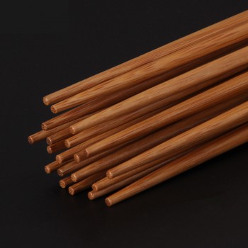 5 Pairs Chinese Chopsticks Handmade Carbonized Bamboo Household Fresh Modern Style Travelling Tableware Utensils Chopsticks