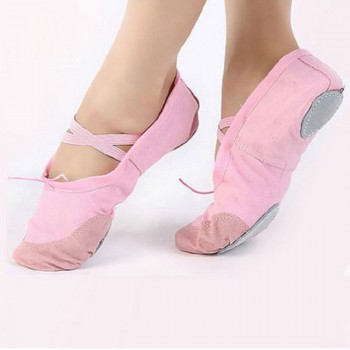 2018 Hot Child Ballet Pointe Dance Shoes Girls Professional Ballet Dance Shoes With Ribbons Shoes Woman Soft Dance Shoes Girls