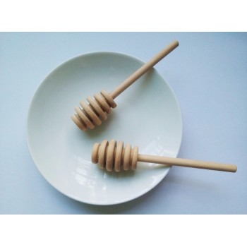 100 pcs 8 cm/10 cm/10.4 cm Mini Wooden Honey Dippers Stirrer honey Spoon Stick  Wedding Favors Honey Tools JK23