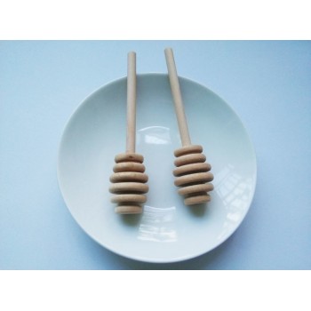 100 pcs 8 cm/10 cm/10.4 cm Mini Wooden Honey Dippers Stirrer honey Spoon Stick  Wedding Favors Honey Tools JK23