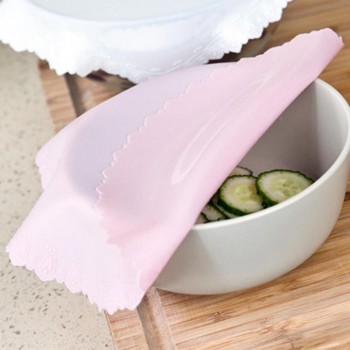 Multi-functional Silicone Bowl Cover Kitchen Stretch Lids Seal Cling Film Pan Cooking Pot Food Fresh Storage Cover Wrap Tools