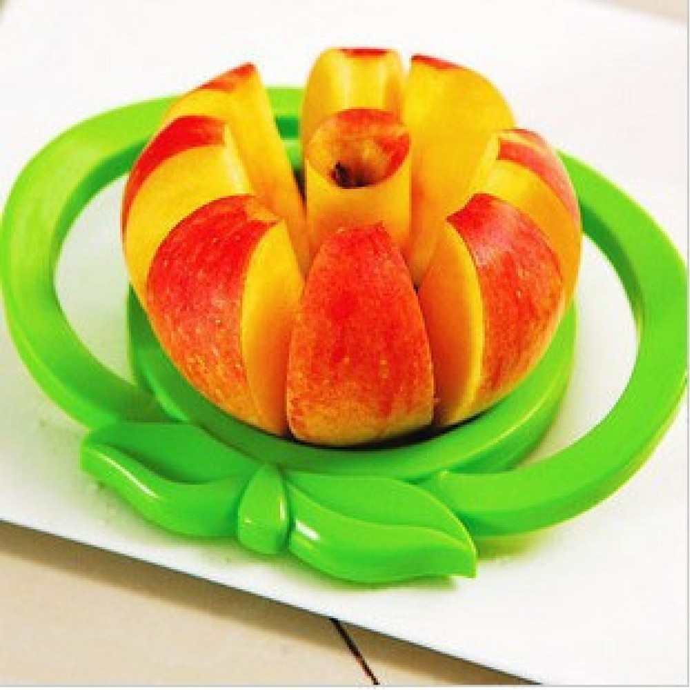 large apple-shaped stainless steel cut fruit device Apple slicer cut apples dividers knife kitchen cooking tools