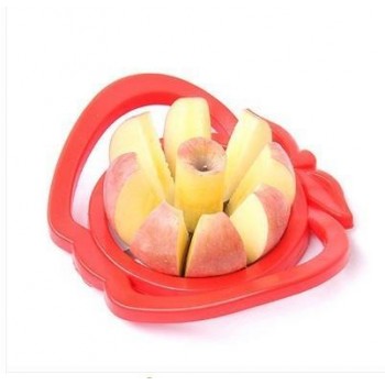 large apple-shaped stainless steel cut fruit device Apple slicer cut apples dividers knife kitchen cooking tools