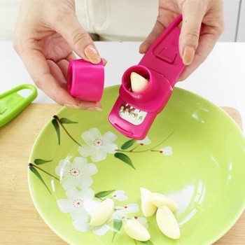 Stainless Steel Garlic Presse Vegetable Grater Cutter Helper Stir Garlic Peeler Multifunctional Cooking Tool Sushi Flavour Maker