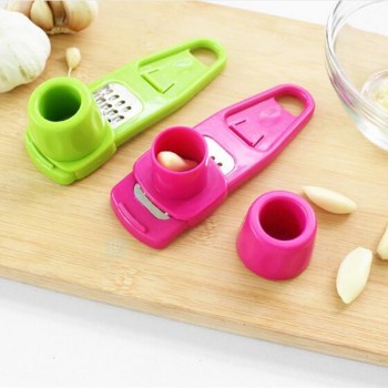 Stainless Steel Garlic Presse Vegetable Grater Cutter Helper Stir Garlic Peeler Multifunctional Cooking Tool Sushi Flavour Maker