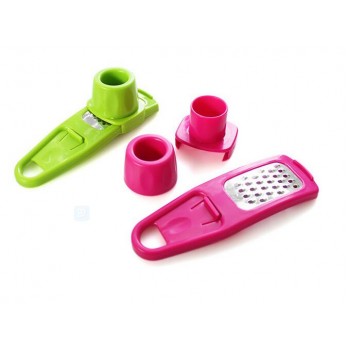 Stainless Steel Garlic Presse Vegetable Grater Cutter Helper Stir Garlic Peeler Multifunctional Cooking Tool Sushi Flavour Maker