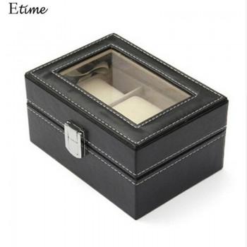 FANALA 3/Grid Watch Box Boite Montre Watches Boxes Metal Buckle PU Leather Watch Holder High Quality Jewelry Gift Box Caja Reloj