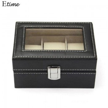 FANALA 3/Grid Watch Box Boite Montre Watches Boxes Metal Buckle PU Leather Watch Holder High Quality Jewelry Gift Box Caja Reloj